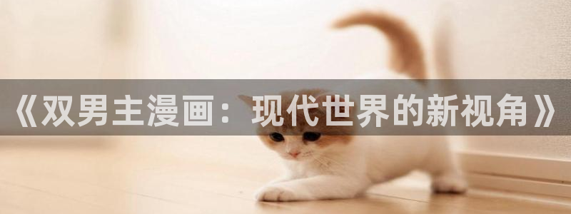 动漫天堂官网入口老版本：《双男主漫画：现代世界的新视角》